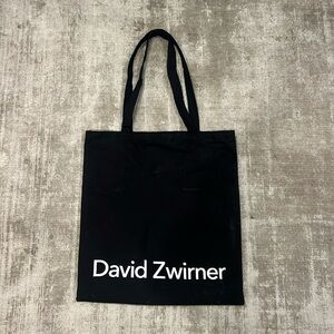NEW David Zwirner Black Tote Bag